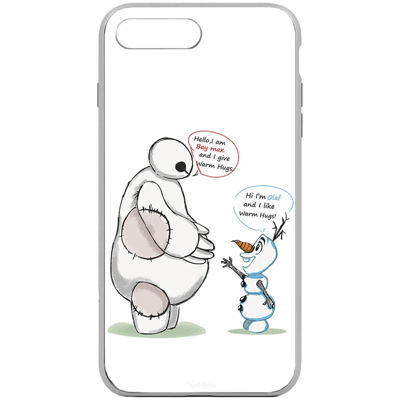 کاور طرح Olaf & Baymax مناسب برای گوشی موبایل اپل iPhone 7 Plus / 8 Plus
