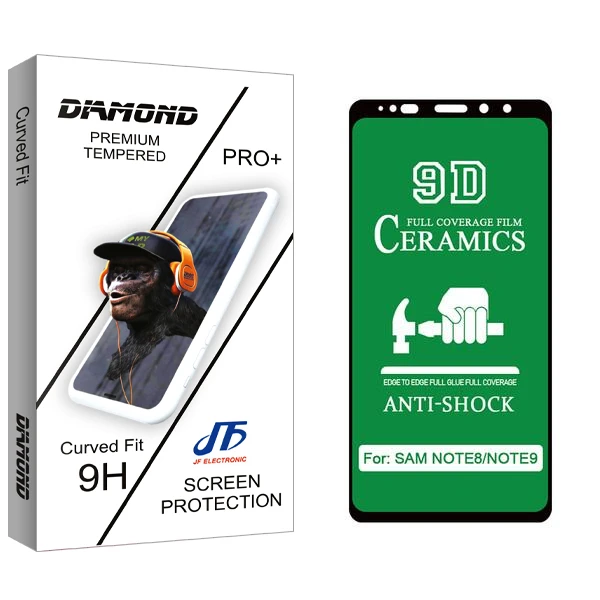 محافظ صفحه نمایش سرامیکی جی اف مدل Diamond مناسب برای گوشی موبایل سامسونگ Galaxy Note 9