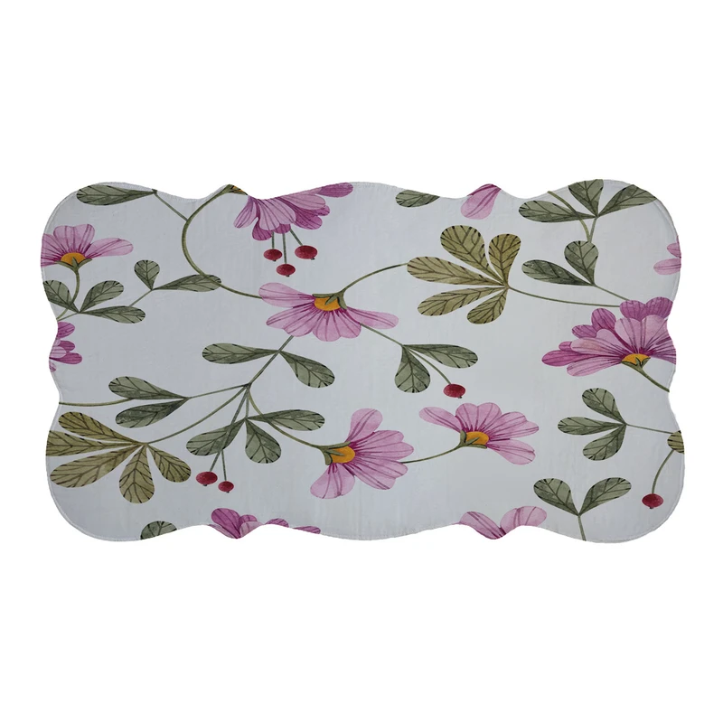 پادری مدل دالبر طرح گل کد 5915 سایز 110×60 سانتی متر