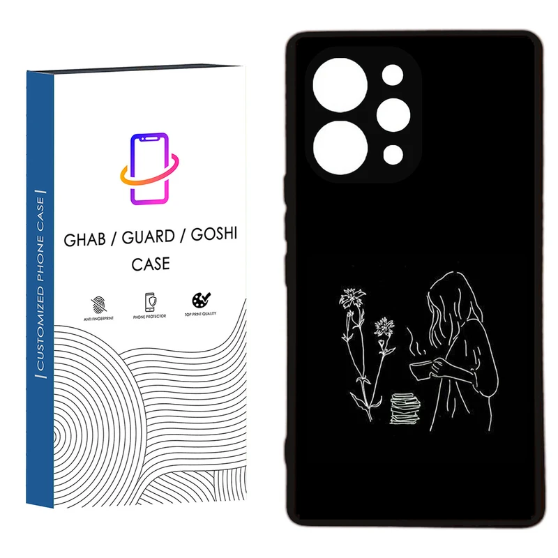 کاور قاب گارد گوشی طرح دخترانه کد 51  - TPU مناسب برای گوشی موبایل  شیائومی  Redmi 12