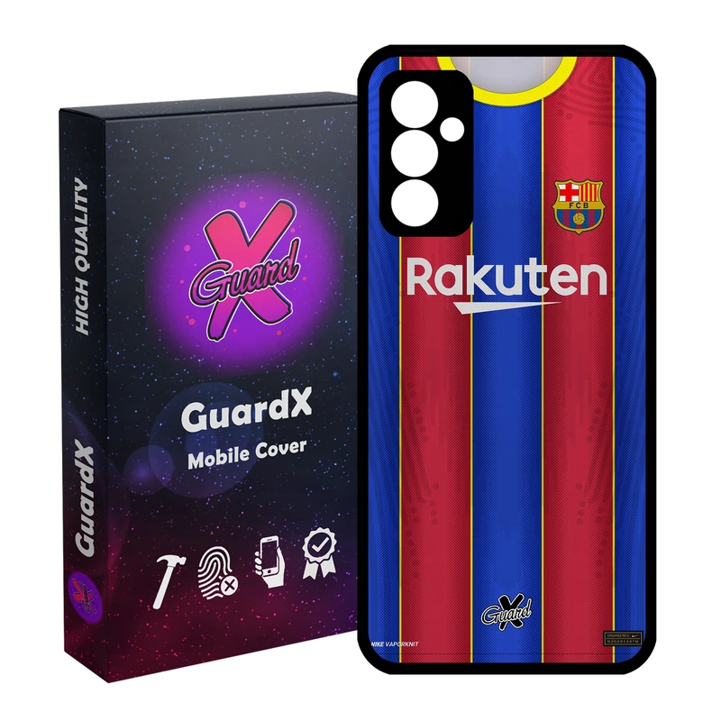 کاور گارد ایکس طرح بارسلونا مدل Glass10228 مناسب برای گوشی موبایل سامسونگ Galaxy A34 / A34 5G
