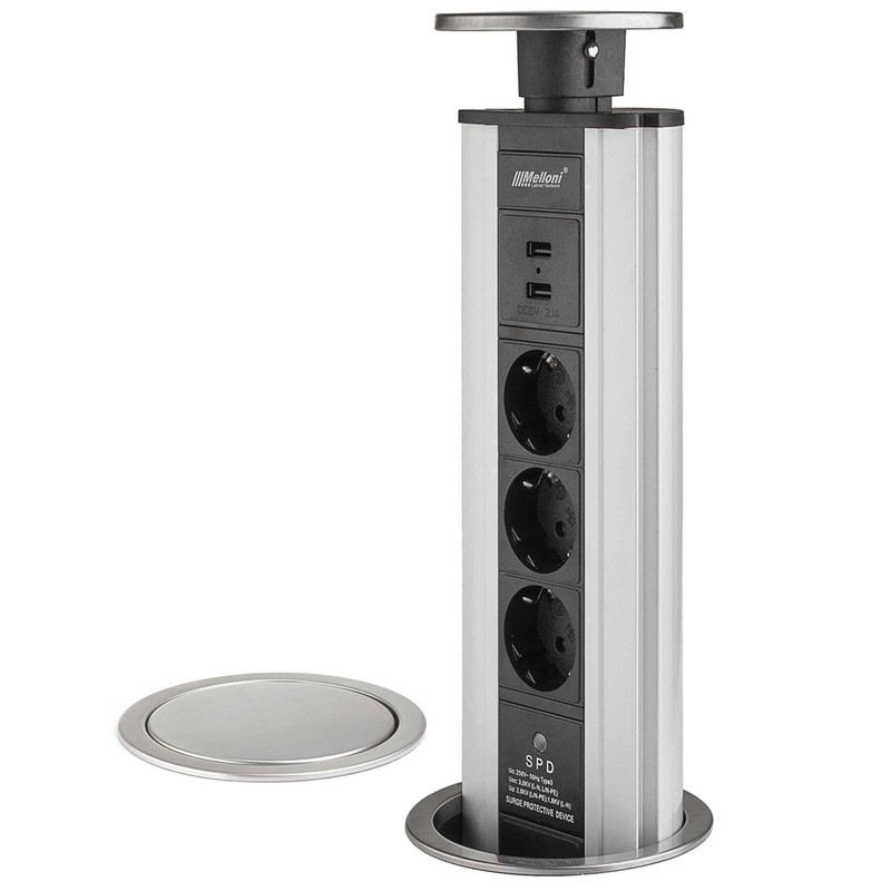 پریز توکار ملونی مدل 10008