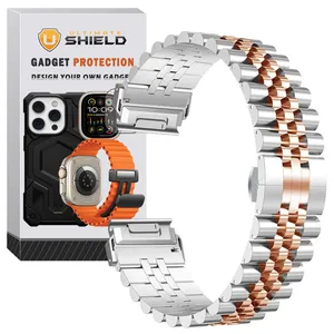 Ultimate Shield 5Row SLV2C GRM22 Band Compatible with Garmin Fenix 8 47mm / Fenix E 47mm (size 22mm) Smartwatch