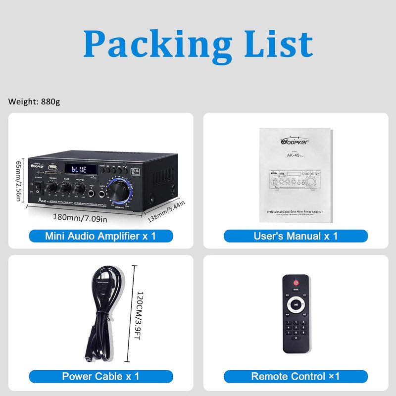 آمپلی فایر ووپکر مدل AK45 Pro