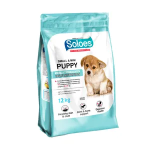 غذا خشک توله سگ سولواس مدل نژاد کوچک با طعم مرغ وزن ۱۲ کیلوگرم