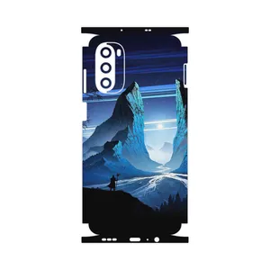 MAHOOT Blue Mountains Digital Art-FullSkin Cover Sticker for Motorola Moto G52