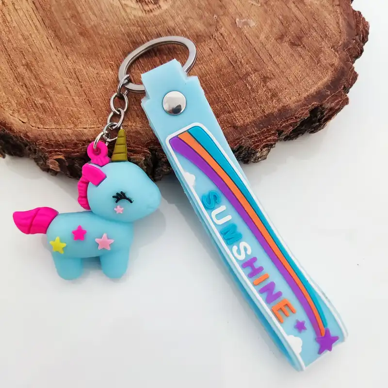 جاکلیدی مدل سیلیکونی طرح یونیکورن اسب تک شاخ ناز کد DB20