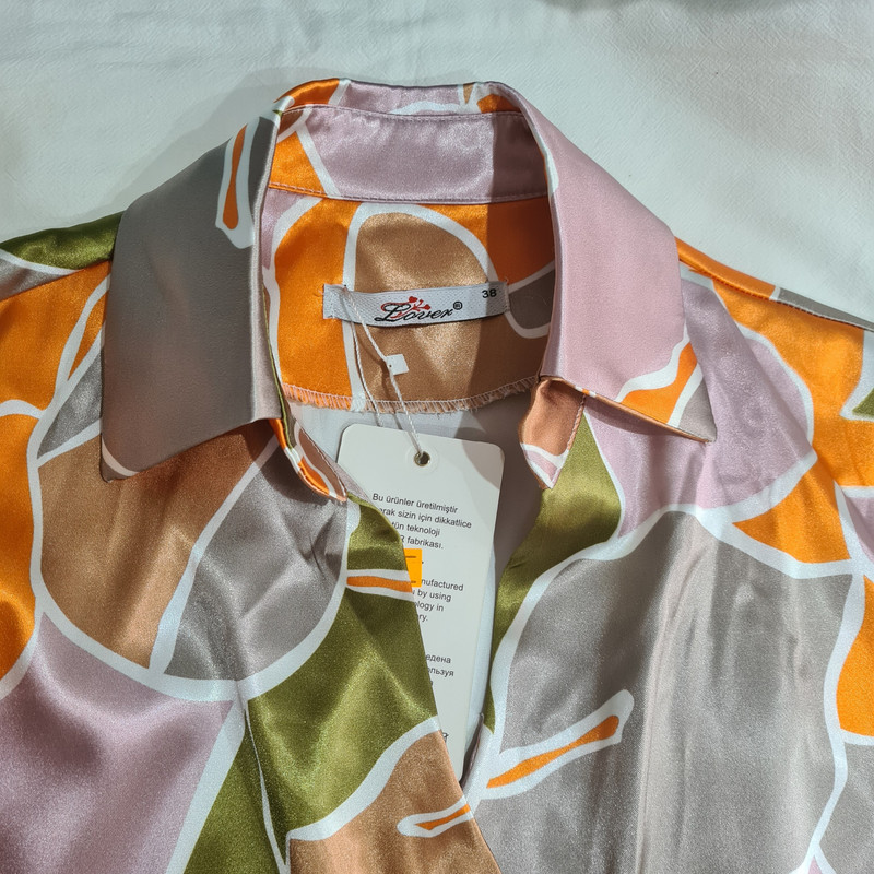 شومیز آستین بلند زنانه مدل  ساتن