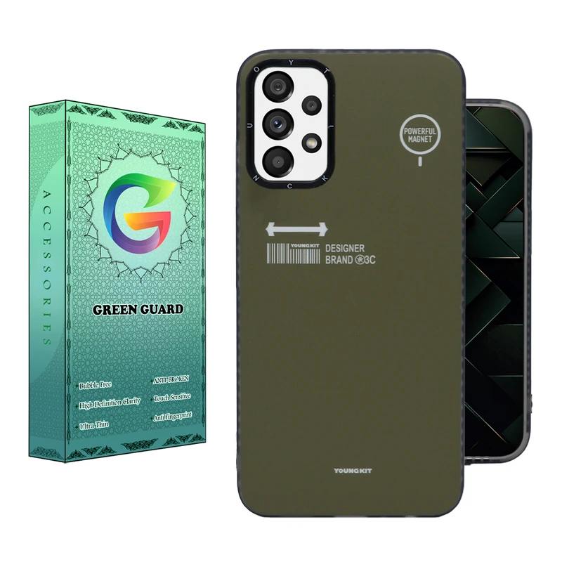  کاور گرین گارد طرح YoungKit Tecnologia olive کد AH_4 مناسب برای گوشی موبایل سامسونگ Galaxy A13 4G / A32 5G / M32 5g   