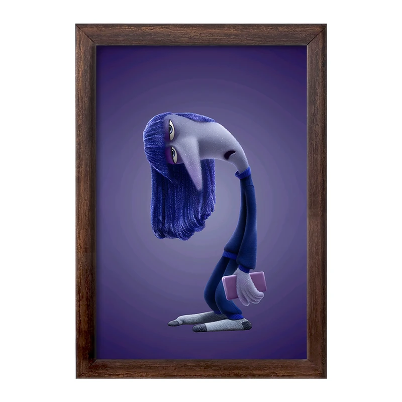 تابلو خندالو طرح شخصیت بی حوصلگی اینساید اوت کد F3349