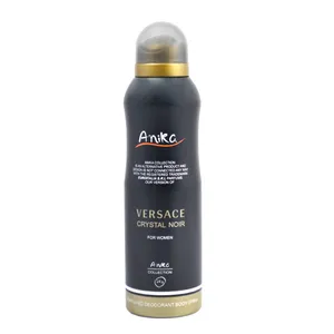 اسپری خوشبو کننده بدن زنانه آنیکا مدل Versace Crystal noir حجم 200 میلی لیتر