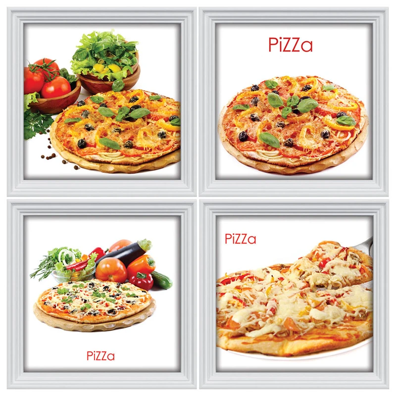 استیکر مدل پیتزا کد 204 بسته 4 عددی