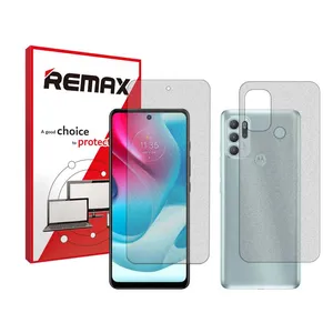 Remax Resistant model matte screen protector suitable for Motorola Moto G60S mobile phones along with phone back protector