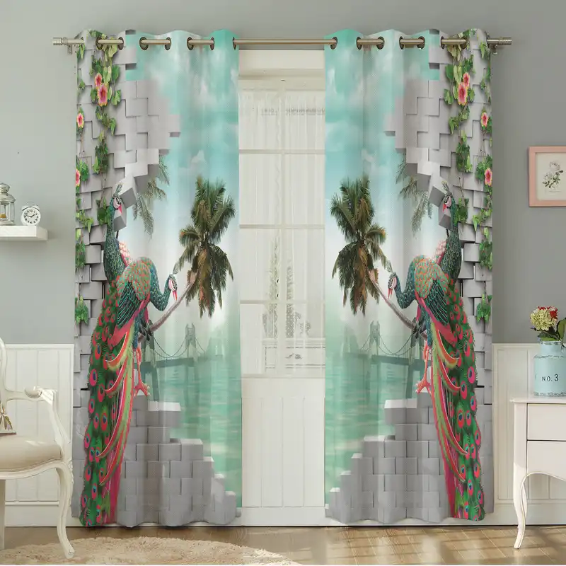 پرده نیروانا طرح مدرن مدل مخمل کد 8485 سایز 140×280 سانتی متر