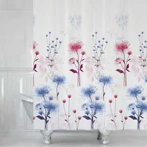 پرده حمام دلفین مدل Tor-8747سایز 180x200 سانتی متر