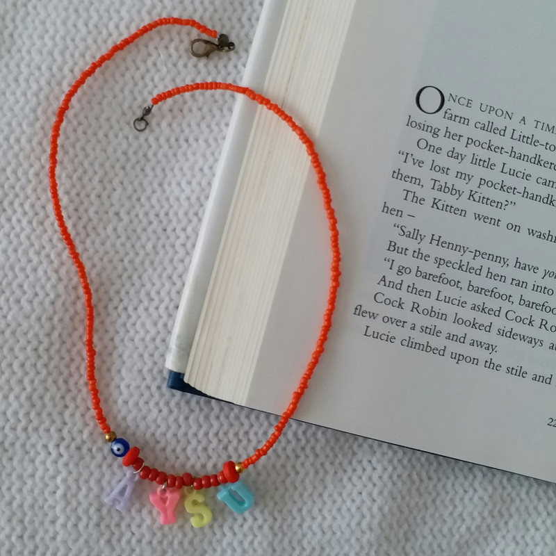 گردنبند دخترانه مدل تابستانی اسم آیسو G134 گردنبند دخترانه مدل تابستانی اسم آیسو G134