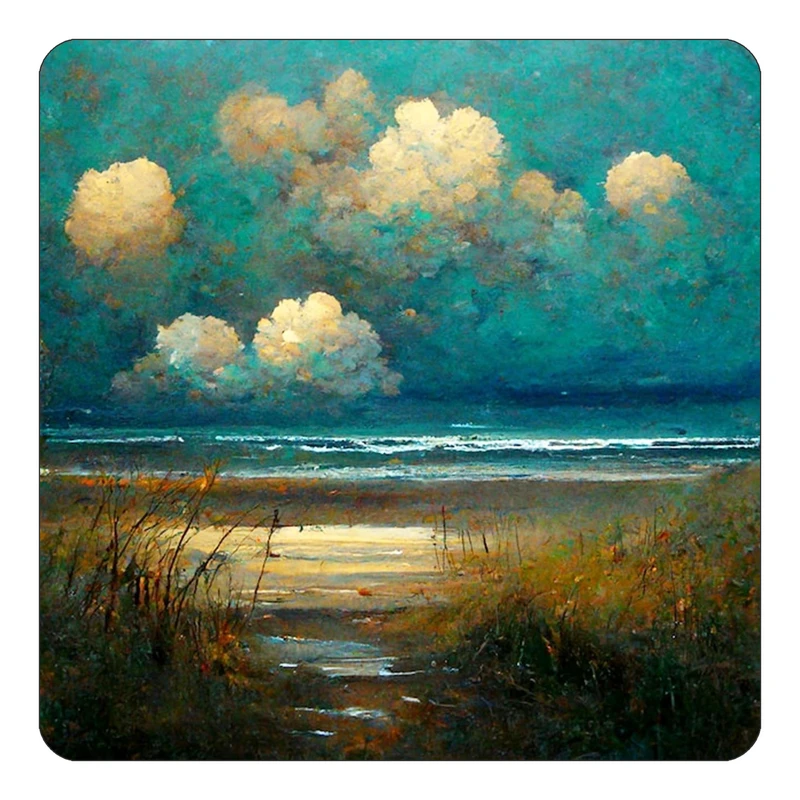 مگنت کاکتی طرح نقاشی رنگ روغن مدل mp73102