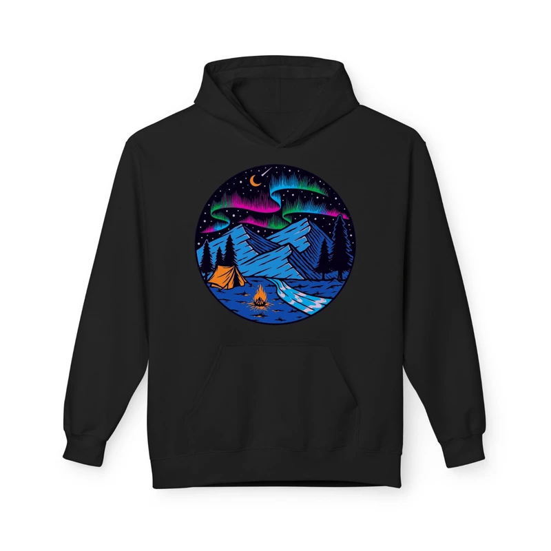 هودی مردانه پاد آفرین مدل منظره شب کد q37