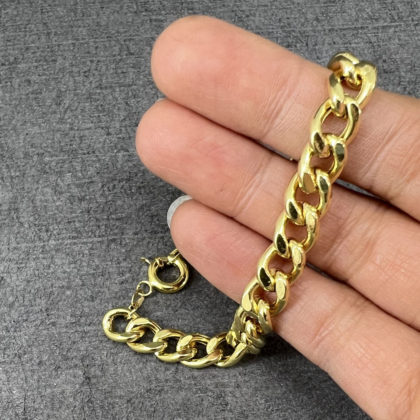دستبند طلا 18 عیار مردانه دوست خوب مدل dk064 -  - 4