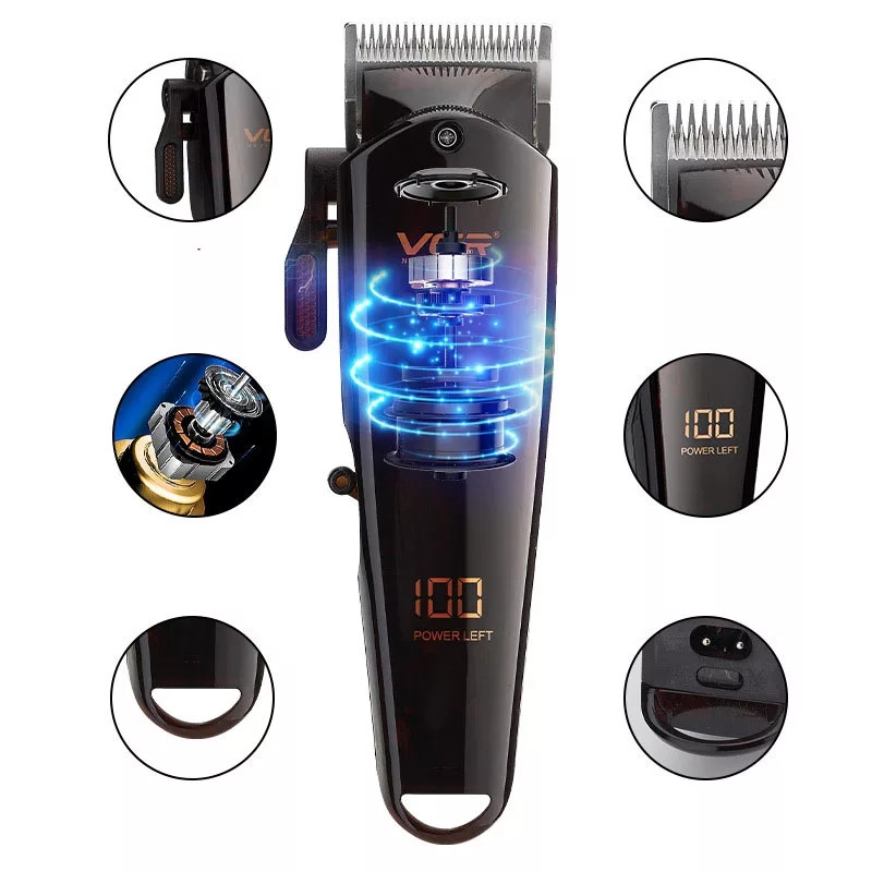 ماشین اصلاح موی سر و صورت وی جی ار مدل V-165