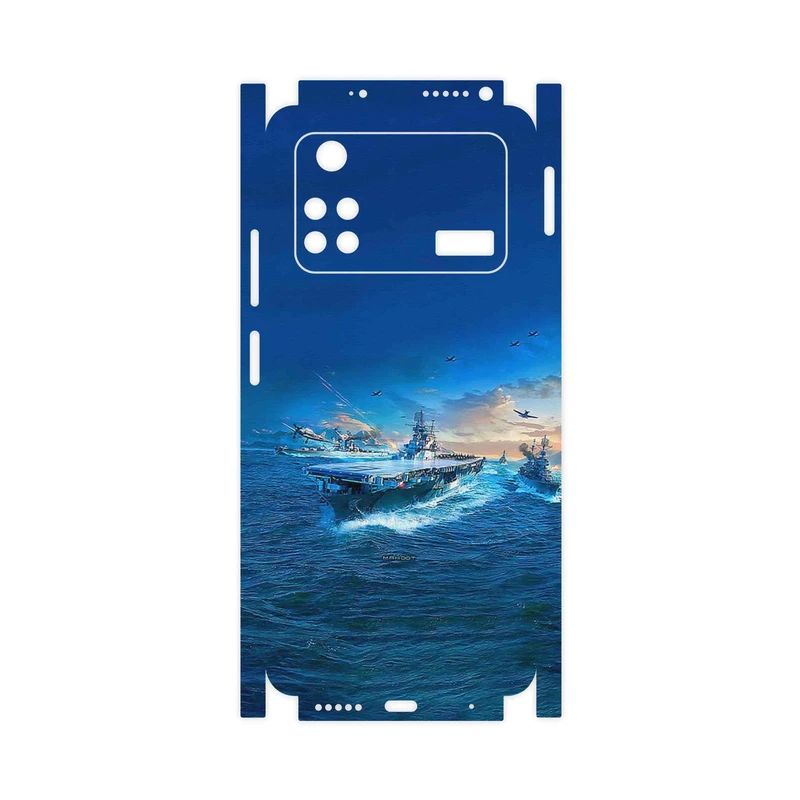 برچسب پوششی ماهوت مدل Warship-FullSkin مناسب برای گوشی موبایل شیائومی Poco M4 Pro 4G