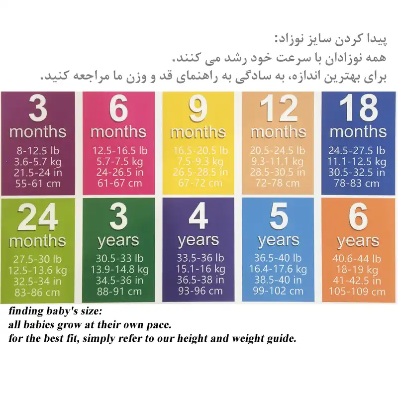 سرهمی نوزادی مدل Eli