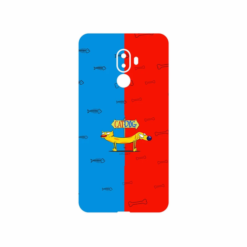 برچسب پوششی ماهوت مدل CatDog مناسب برای گوشی موبایل جی ال ایکس shahab