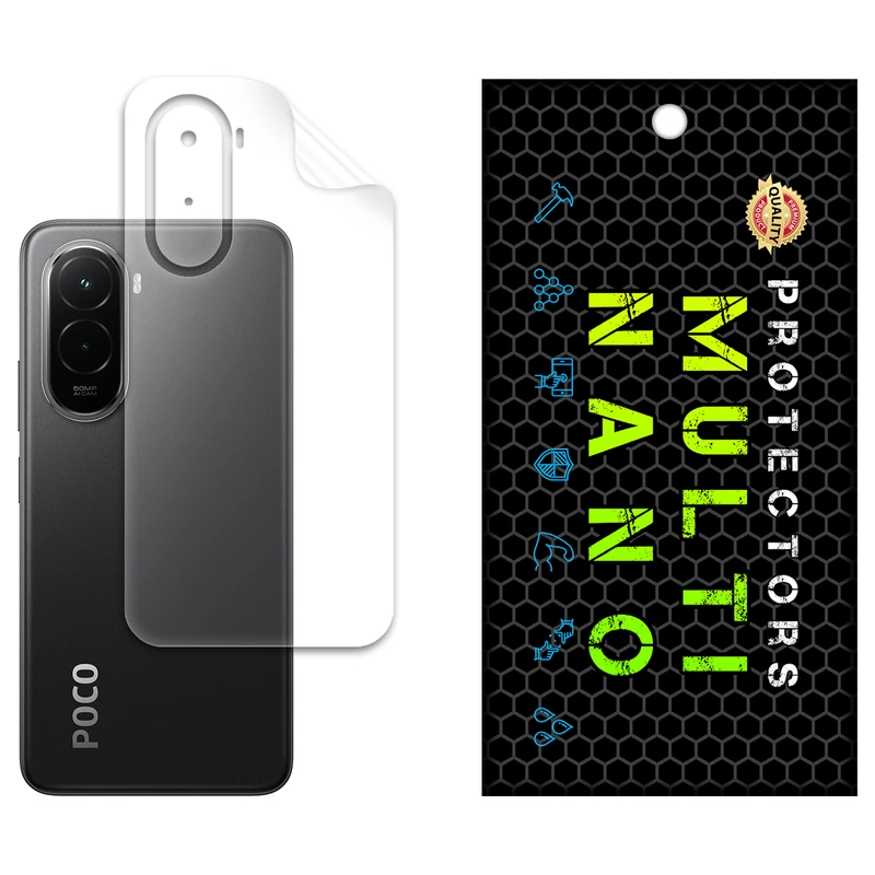 محافظ پشت گوشی شفاف نانو هیدروژل مولتی نانو مدل X-F1T مناسب برای گوشی موبایل شیائومی Poco M7 4G