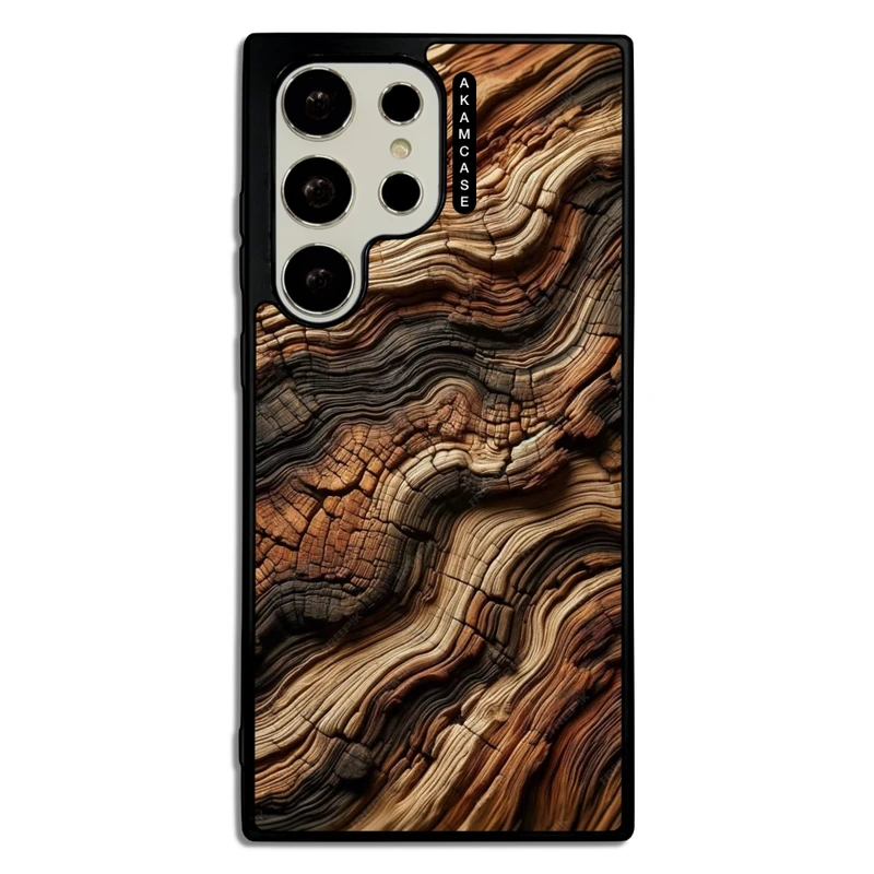 کاور آکام مدل AMC-WSGS23U-WOOD-19 مناسب برای گوشی موبایل سامسونگ Galaxy S23 Ultra