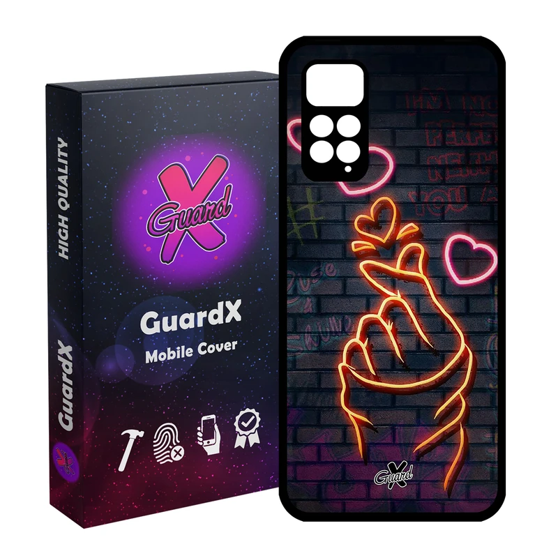 کاور گارد ایکس طرح Love مدل Glass10022 مناسب برای گوشی موبایل شیائومی Redmi Note 11 Pro 4G/5G