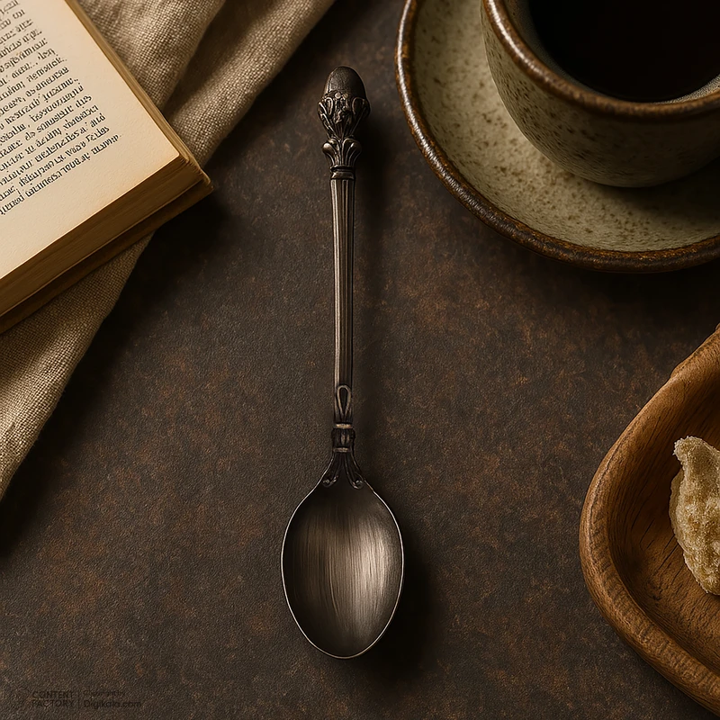 قاشق چای خوری مدل 001 بسته 6 عددی