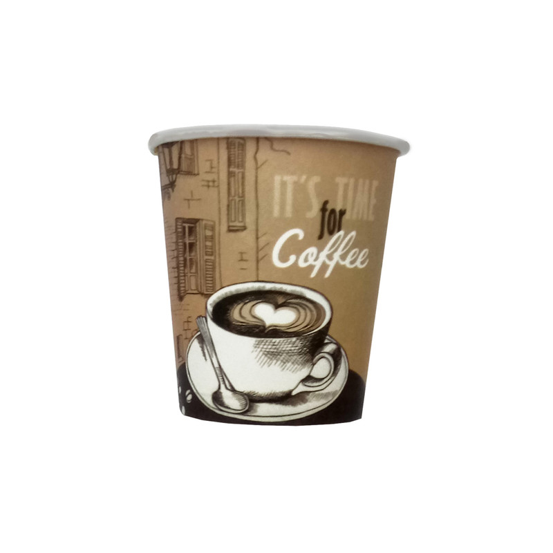لیوان یکبار مصرف مدل coffee10 بسته 50 عددی
