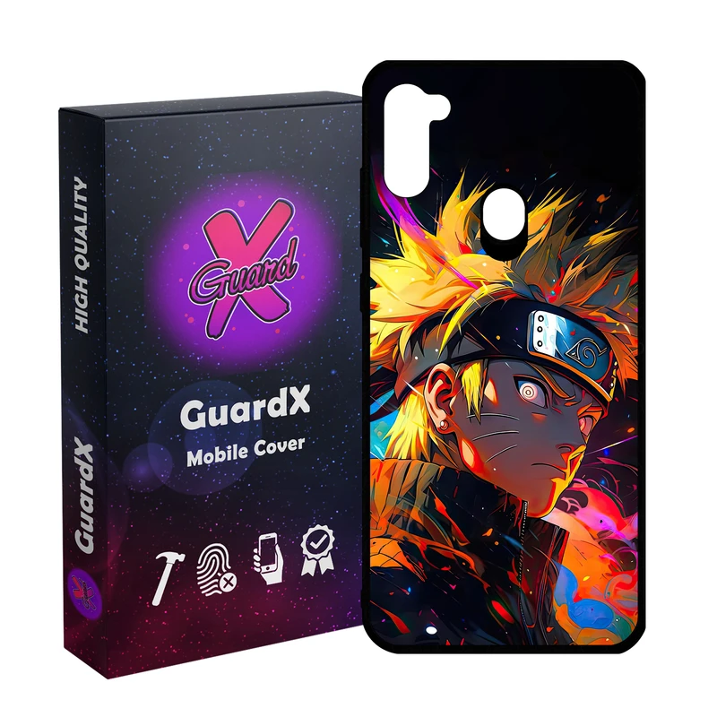 کاور گارد ایکس طرح ناروتو انیمه مدل Glass10689 مناسب برای گوشی موبایل سامسونگ Galaxy A11/M11