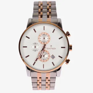 ساعت مچی عقربه‌ای مردانه رومانسون مدل بندفلزی سه موتور کرنوگراف کد 14