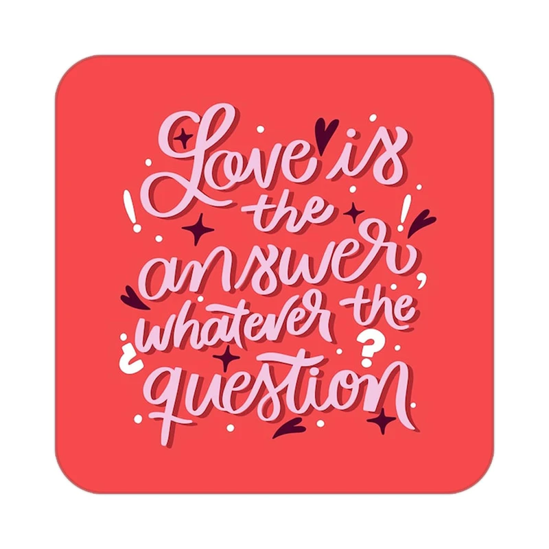 زیر لیوانی کاکتی طرح عاشقانه مدل mp39977