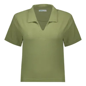 کراپ پولوشرت آستین کوتاه زنانه آر اِن اِس مدل 110223124304