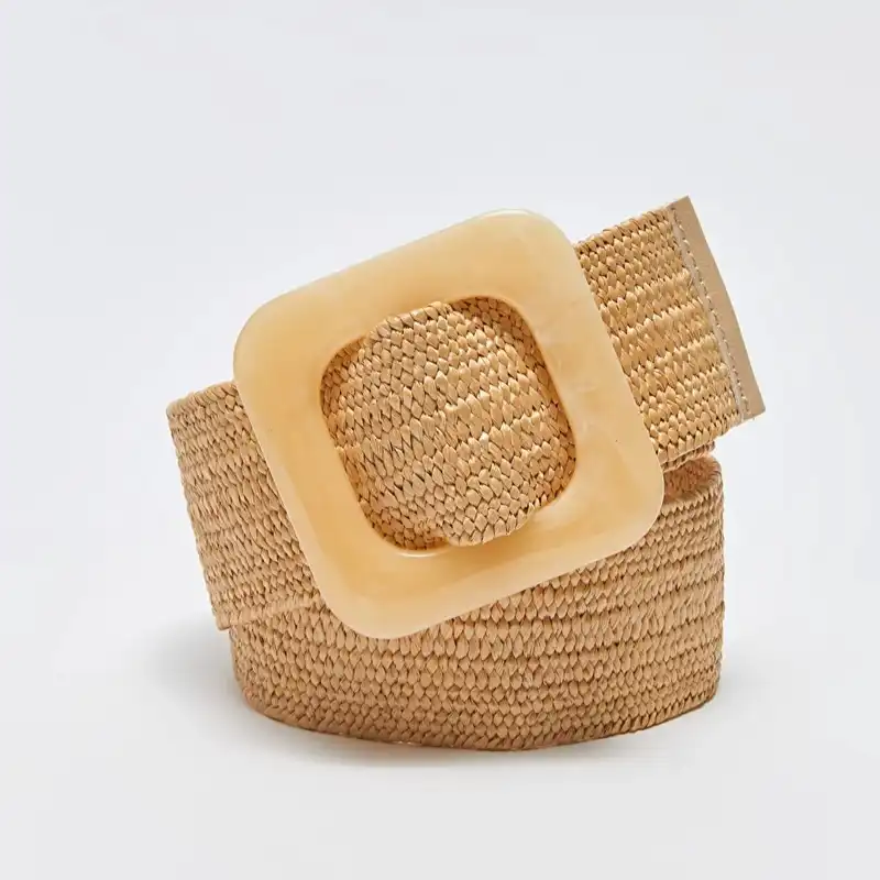 کمربند زنانه ال سی وایکیکی مدل حصیری صدفی