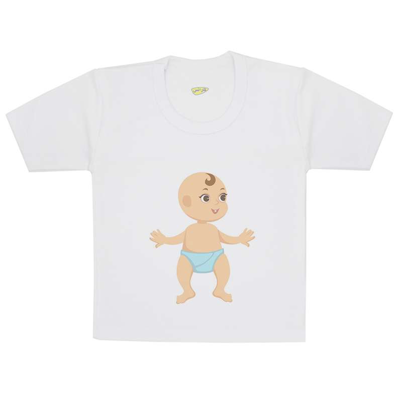 تی شرت آستین کوتاه نوزادی کارانس مدل TSB-3114