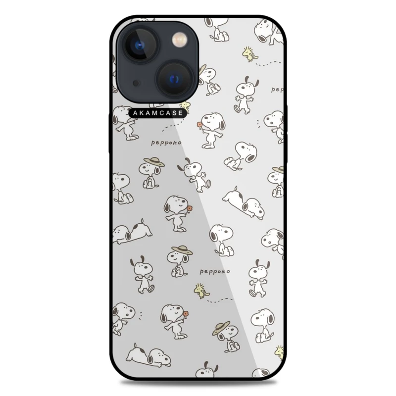 کاور آکام مدل AMC-WA13M-SNOOPY-38 مناسب برای گوشی موبایل اپل iPhone 13 Mini