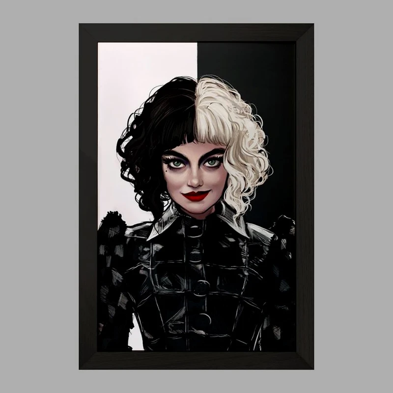 تابلو خندالو مدل کروئلا Cruella  کد 10750