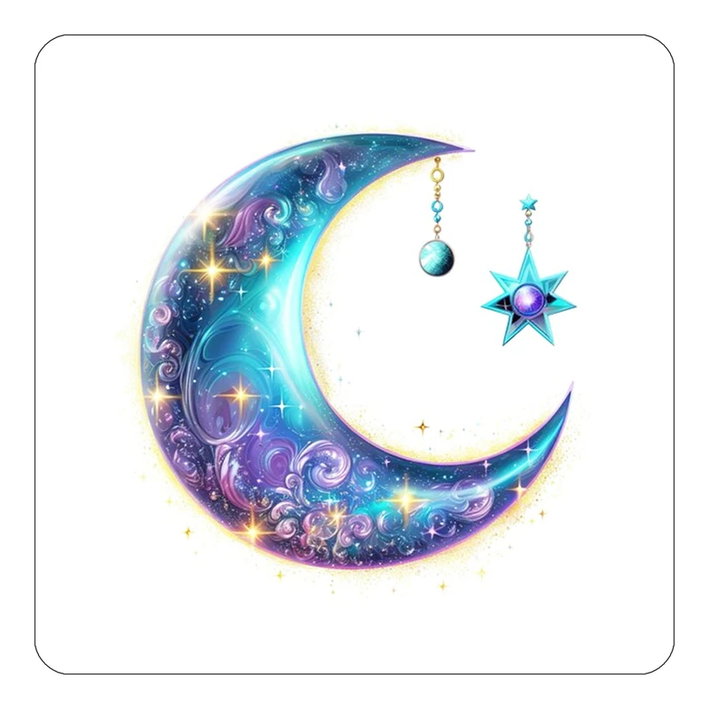 مگنت کاکتی طرح ماه و ستاره مدل mp51942