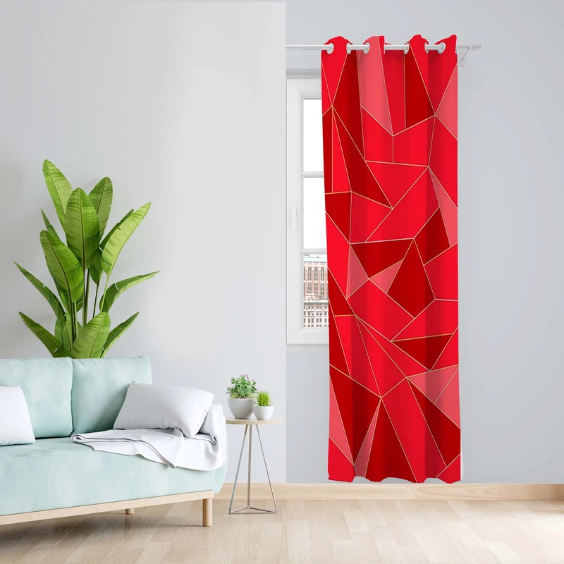 پرده طرح سه بعدی مدل مخمل پانچی کد 1633 z سایز 140x200 سانتی متر