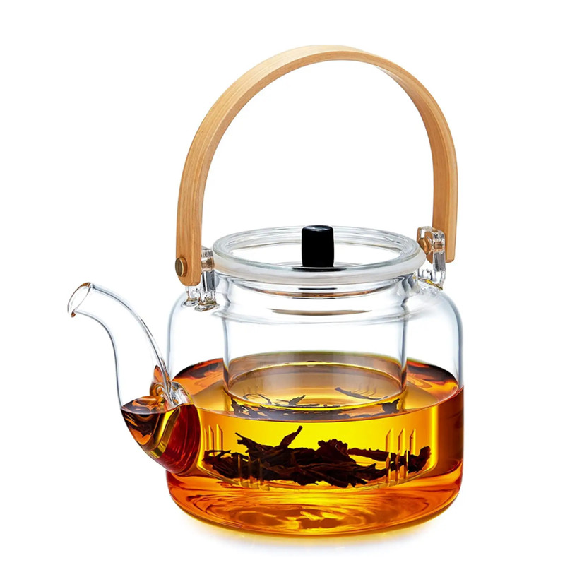 قوری ناتالی مدل دسته بامبو کد K400