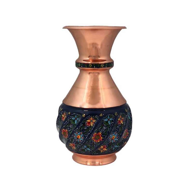 گلدان میناکاری محسن حیدری کد 10
