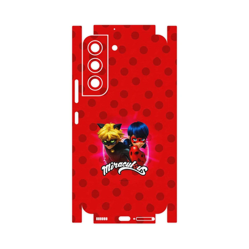 برچسب پوششی ماهوت مدل Ladybug and Cat Noir-FullSkin مناسب برای گوشی موبایل سامسونگ Galaxy S22 5G