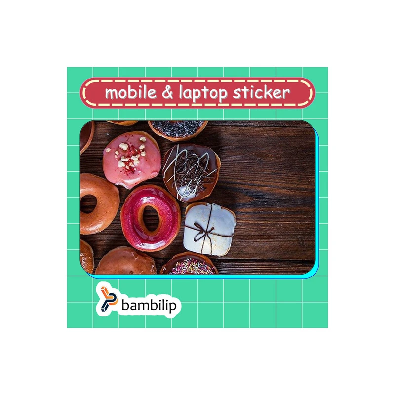استیکر بامبیلیپ مدل کارت عابر طرح عکس دوناتهای رنگی کد 5656939