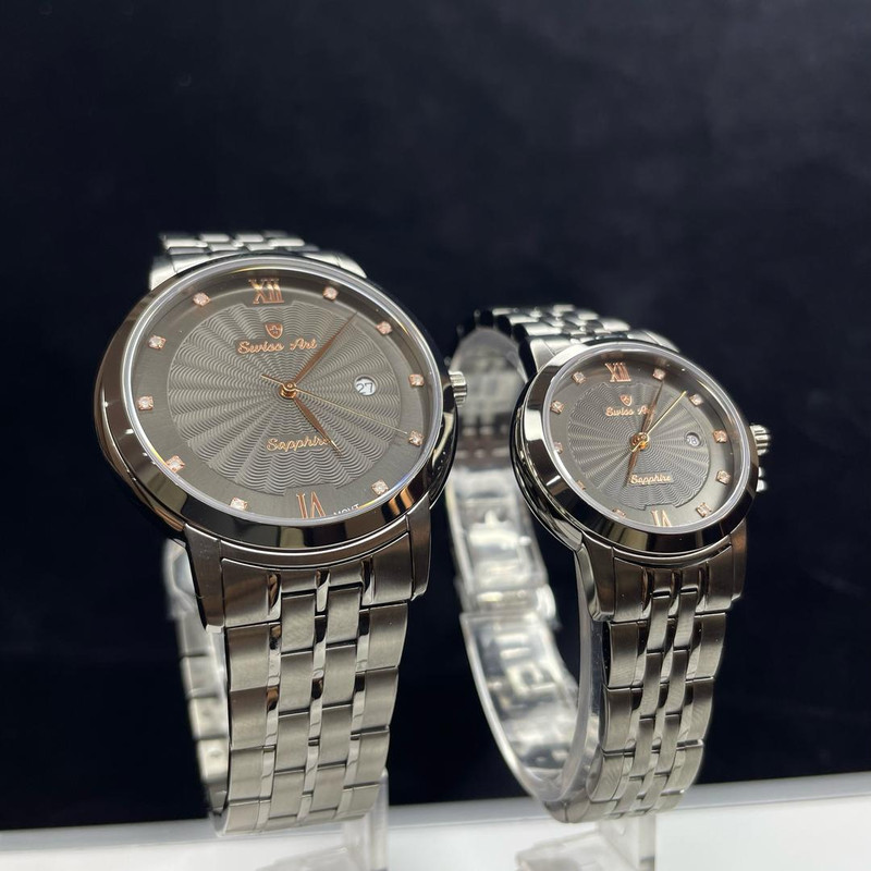 ست ساعت مچی عقربه‌ای زنانه و مردانه سوئیس آرت مدل 62001112-11