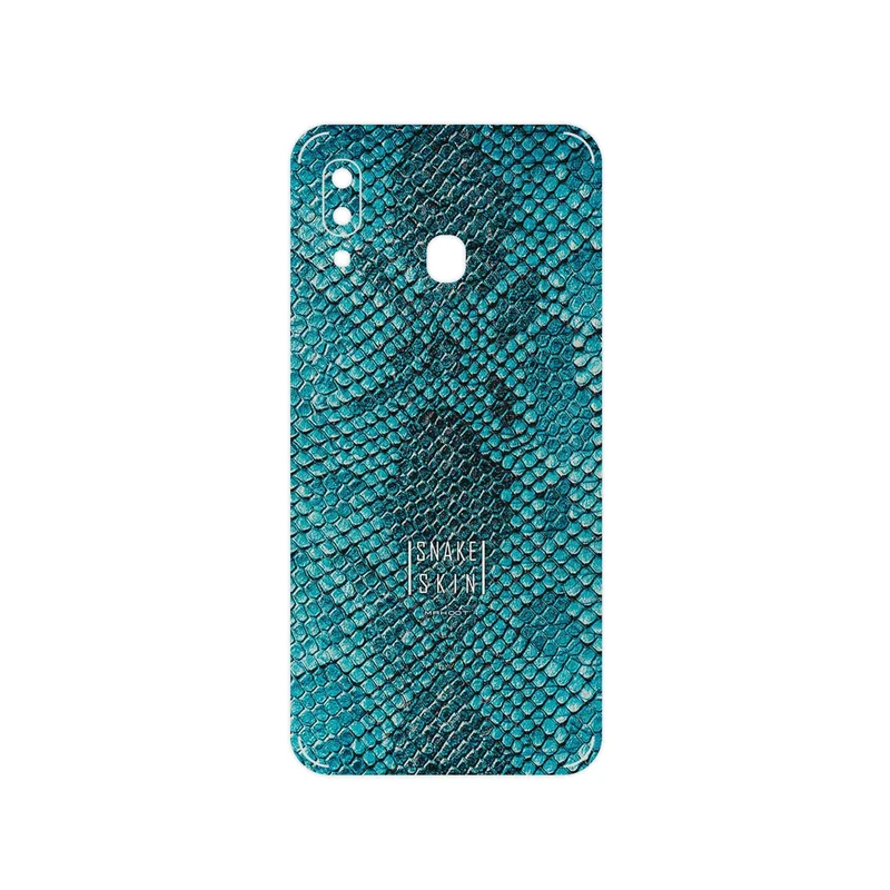 برچسب پوششی ماهوت مدل Blue Snake Skin مناسب برای گوشی موبایل سامسونگ Galaxy A20e