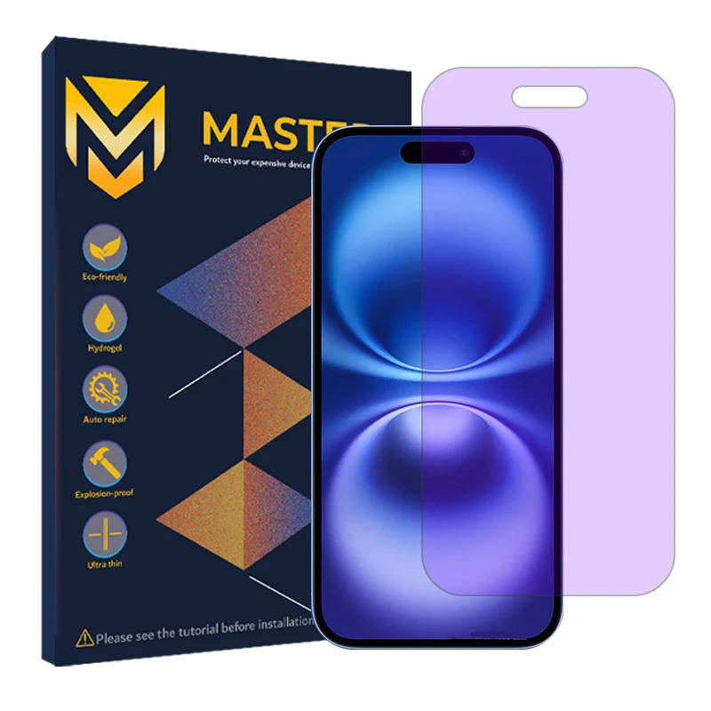 محافظ صفحه نمایش آنتی پرپل مستر مدل Resistant مناسب برای گوشی موبایل اپل iPhone 16 