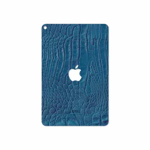 MAHOOT Blue-Crocodile-Leather Cover Sticker for Apple iPad mini GEN 5 2019 A2133